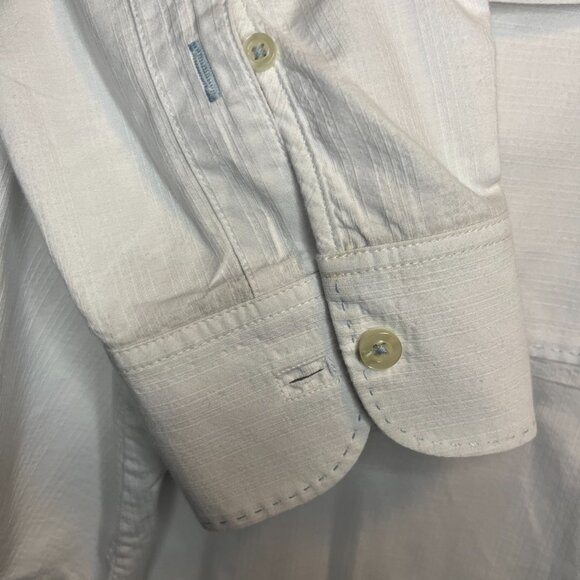 Tommy Bahama Long Sleeve Men's White Shirt with Embroidered Design Size Small - Picture 7 of 12